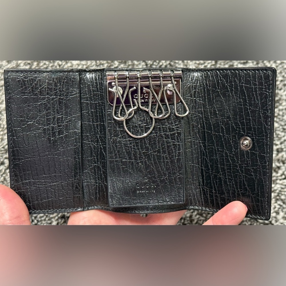 Gucci black/grey key holder - Picture 5 of 9